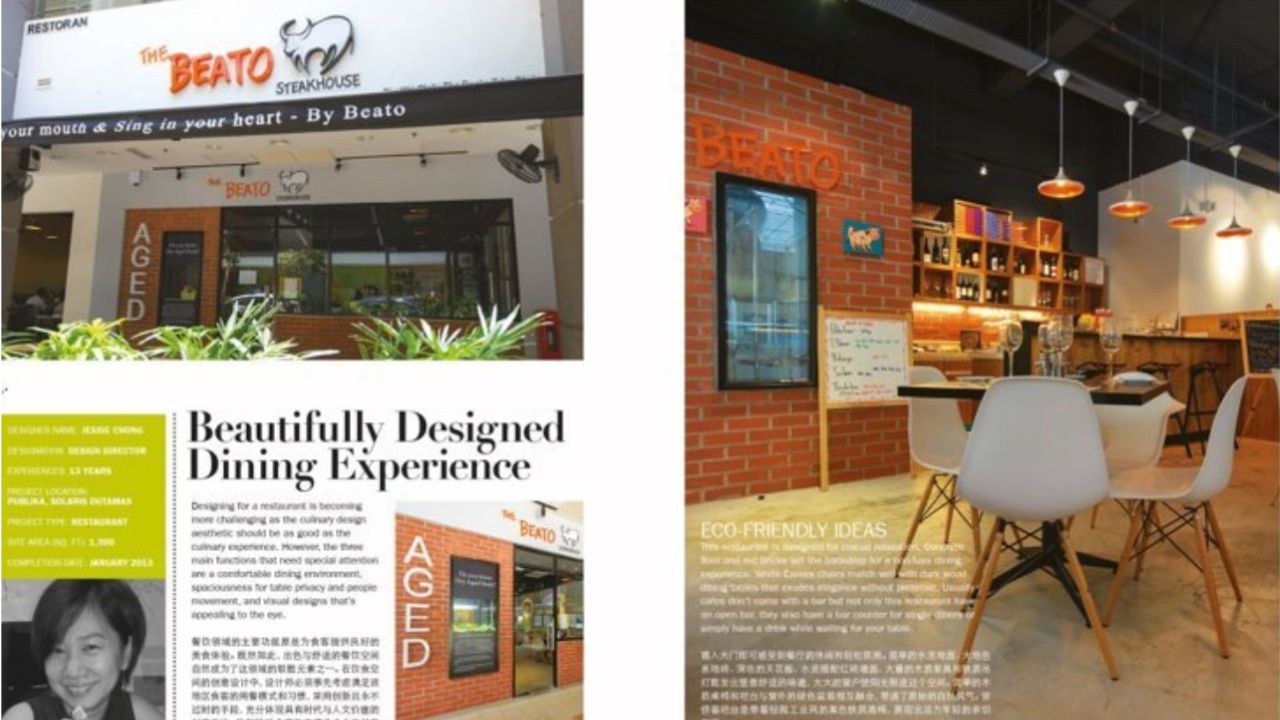 Restaurant and Cafe interior design and build company in Kuala Lumpur Malaysia Element Design Resources Sdn Bhd